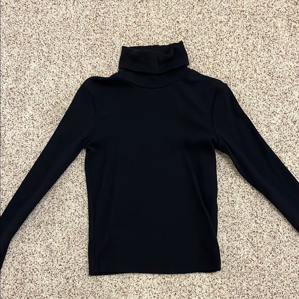 Zara Black Long Sleeve Turtleneck
